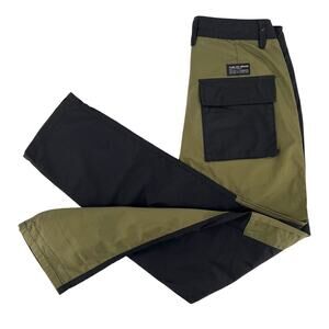 Publish Log Pants olive black color block